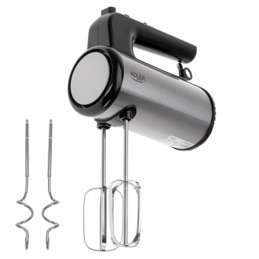 Adler Hand mixer | AD 4232 | Hand Mixer | 900 W | Number of speeds 5 | Turbo mode | Black/Stainless Steel