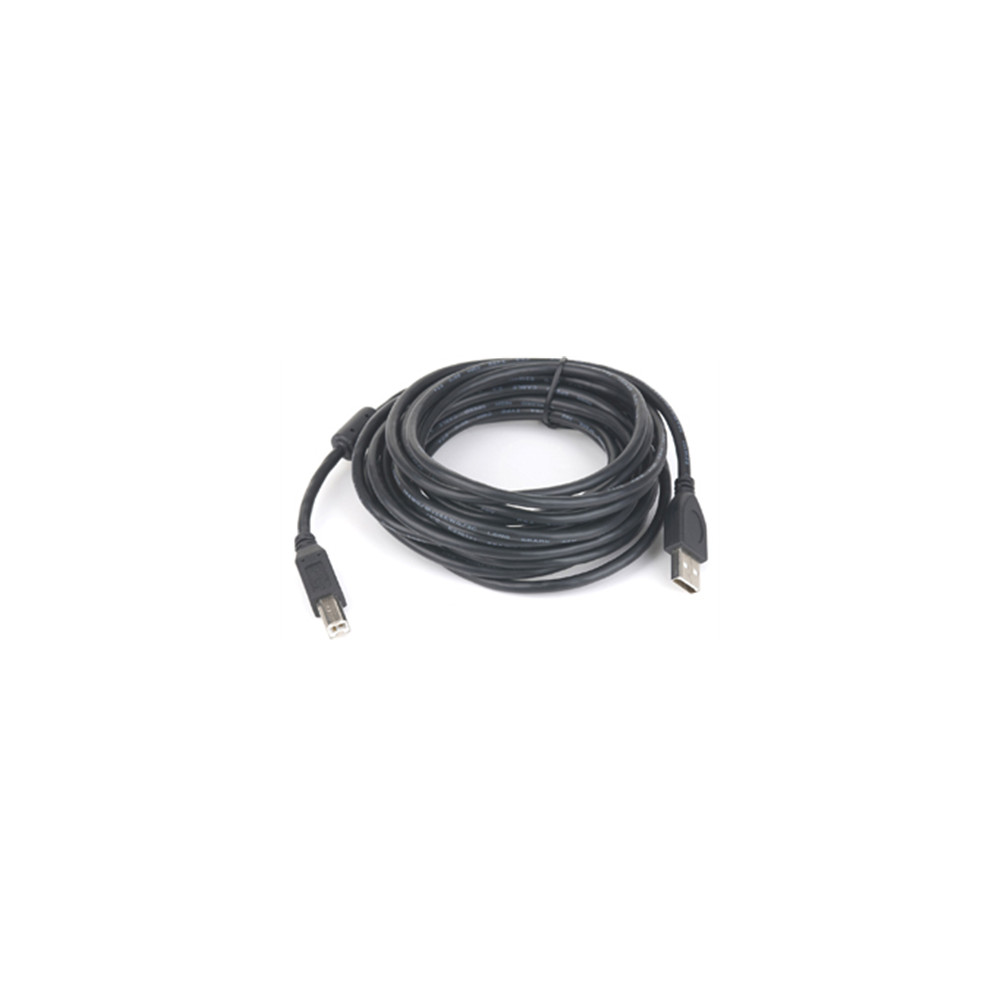 USB 2.0 A-plug B-plug 3 m (10 ft) cable with ferrite core | Cablexpert