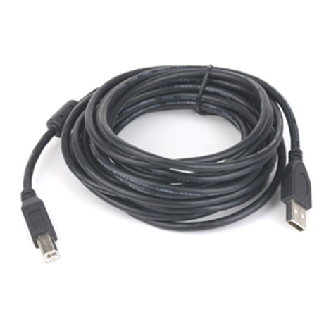 USB 2.0 A-plug B-plug 3 m (10 ft) cable with ferrite core | Cablexpert