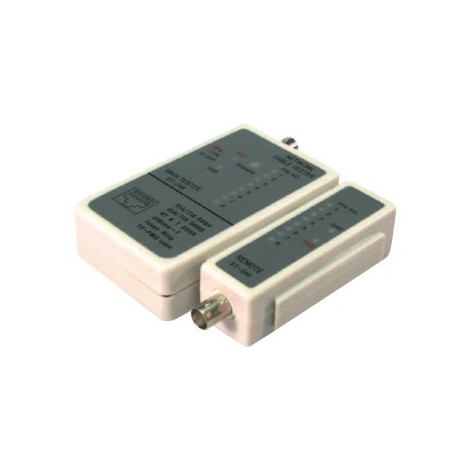 Logilink | Cable tester for RJ45 and BNC with remote unit