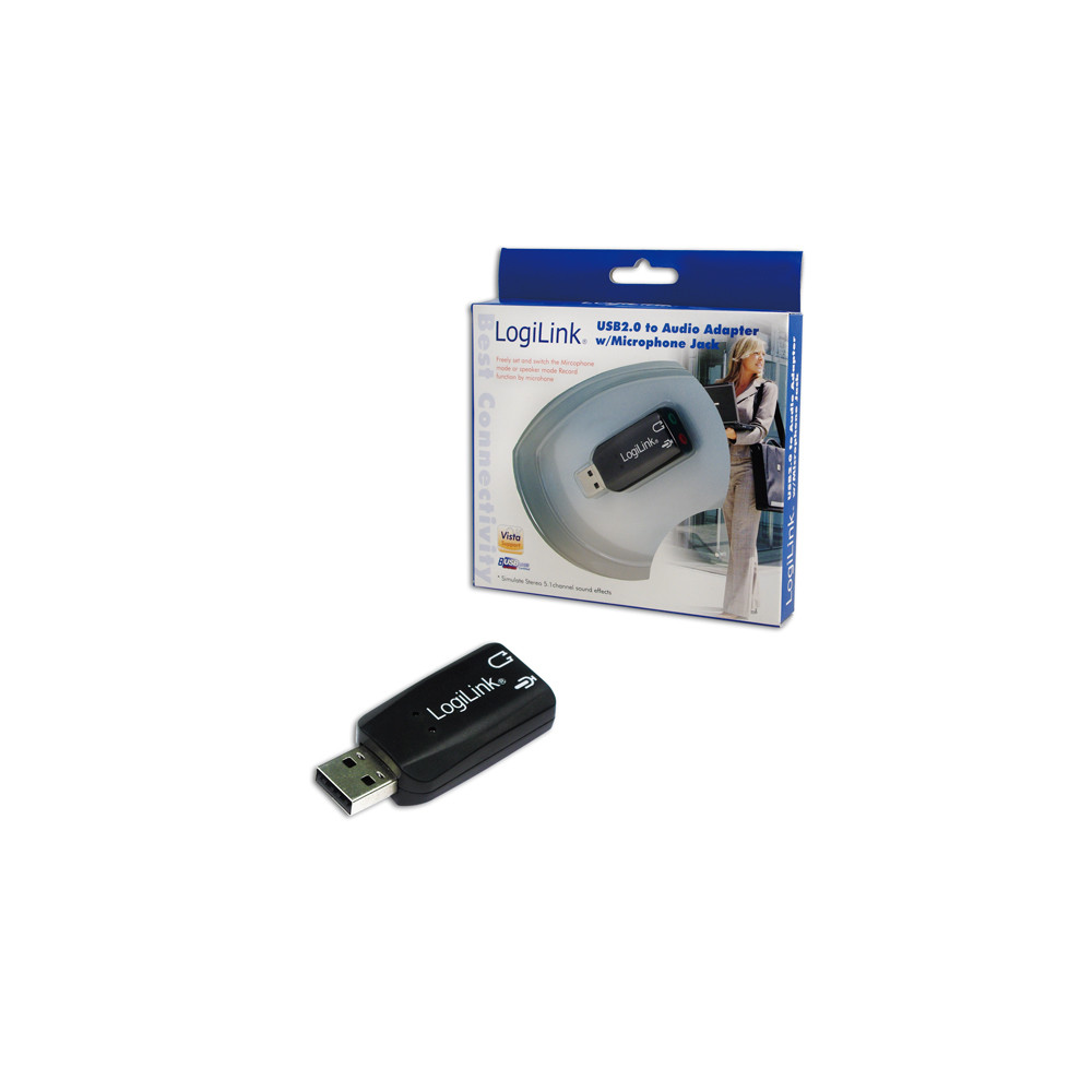Logilink | USB Audio adapter, 5.1 sound effect