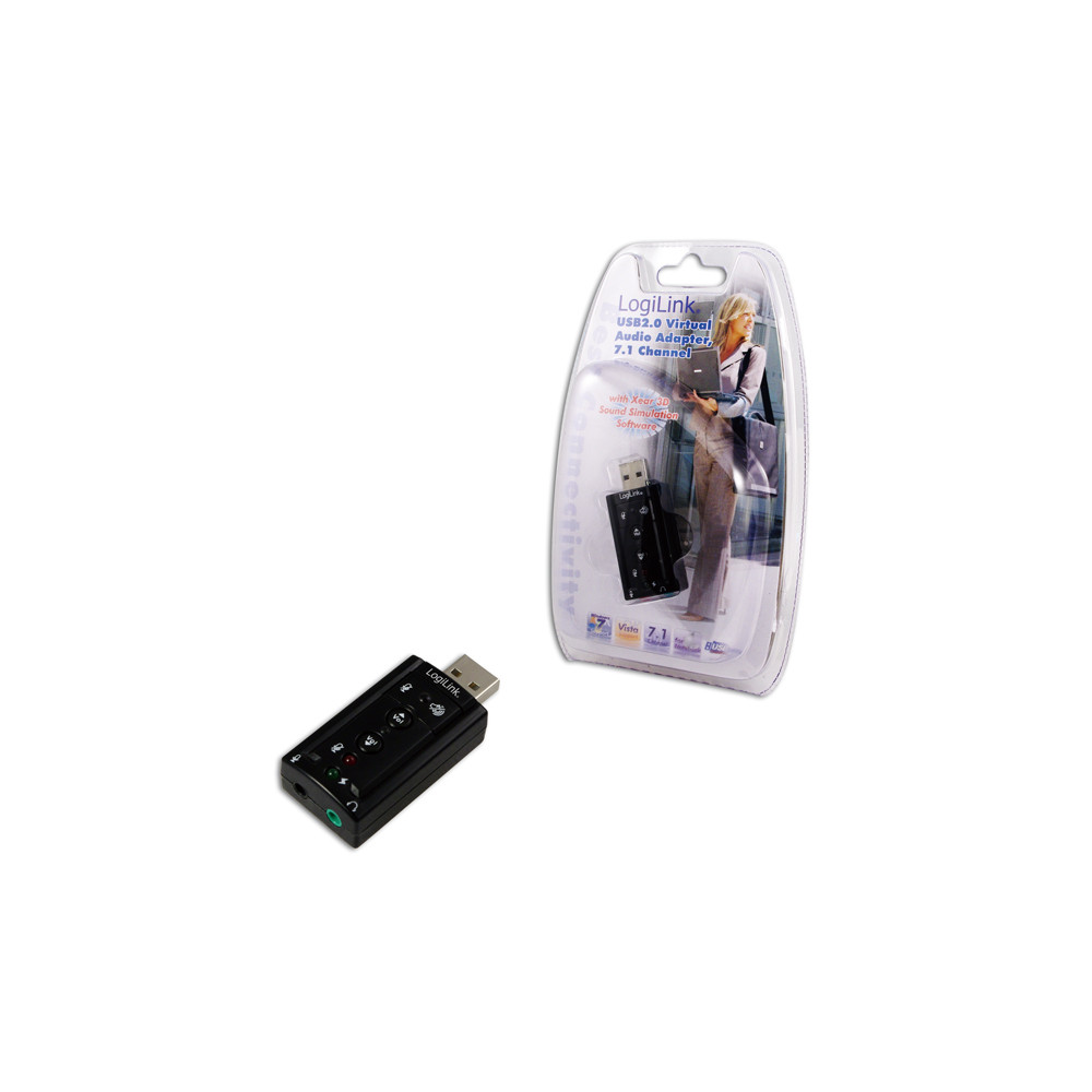 Logilink | USB Audio adapter, 7.1 sound effect