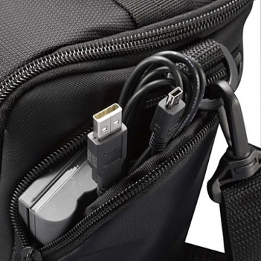 Case Logic | DCB-306 SLR Camera Bag | Black | * Designed to fit an SLR camera with standard zoom lens attached * Internal zipper
