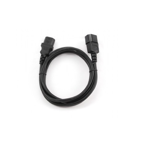 Cablexpert | PC-189-VDE power extension cable 1.8 meter | Black C14 coupler | C14 coupler
