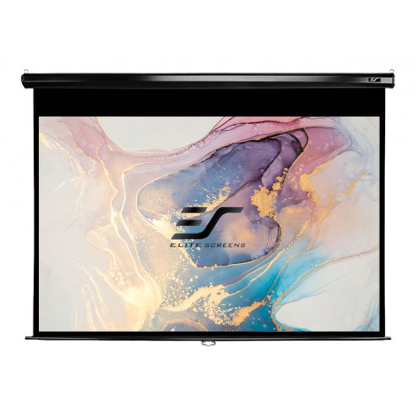 Elite Screens | Manual Series | M99UWS1 | Diagonal 99 " | 1:1 | Viewable screen width (W) 178 cm | Black