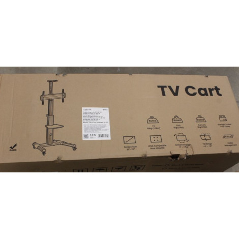 SALE OUT. Logilink BP0025 TV stand cart, adjustable TV height, 37 70 , max. 50 kg | Logilink | Floor stand | BP0025 | 30-70 " | 