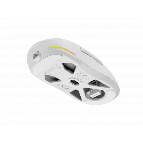 Genesis Zircon 660 PRO | Wireless/Wired | Gaming Mouse | 2.4 GHz, Bluetooth, USB | White