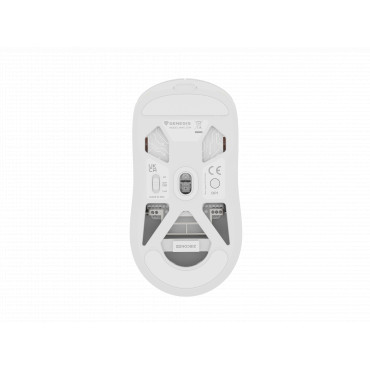 Genesis Zircon 660 PRO | Wireless/Wired | Gaming Mouse | 2.4 GHz, Bluetooth, USB | White