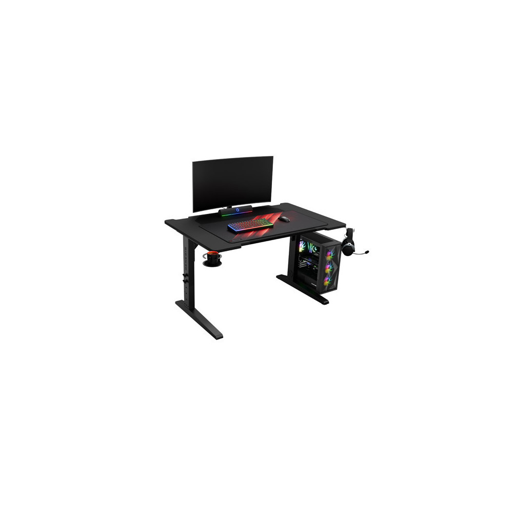 Genesis Gaming Desk | Holm 120 Modular | Black