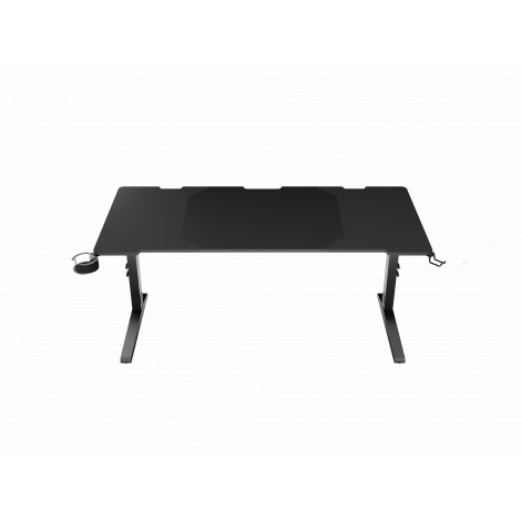 Genesis | Modular Gaming Desk | Holm 160 RGB | Anthracite Black