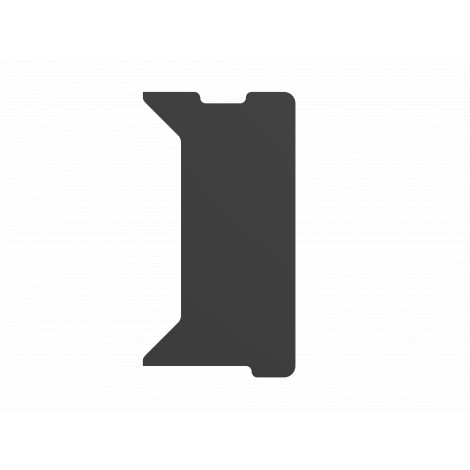 Genesis | Holm Modular Side Desk Top Right 40cm | NDS-2279 | Anthracite Black