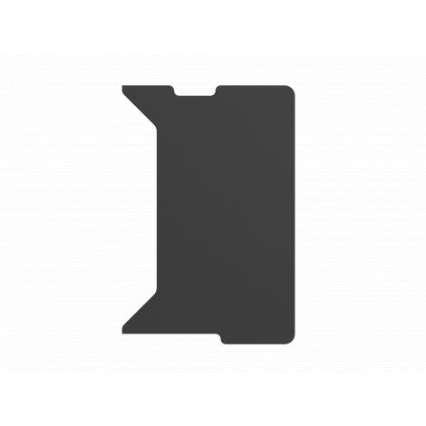 Genesis | Holm Modular Side Desk Top Right 50cm | NDS-2281 | Anthracite Black