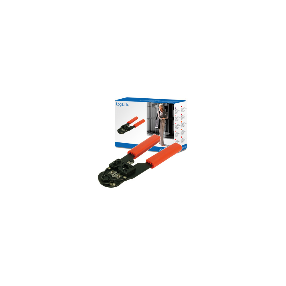 Logilink | Crimping tool for RJ45 with cutter metal
