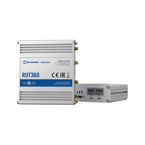 Teltonika Industrial Cellular Router RUT360 LTE CAT6 1 x LAN ports, 10/100 Mbps, compliance with IEEE 802.3, IEEE 802.3u standar