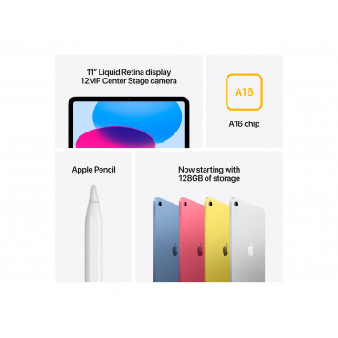 Apple iPad 11" A16 Wi-Fi 256GB - Pink | Apple