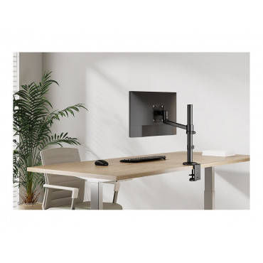 Neomounts NEXT Lite DS60-425BL1 Single monitor arm - 17-27" - 0-8 kg - space saving T-Rex model - 100% plastic-free packaging - 