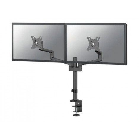 Neomounts NEXT Lite DS60-425BL2 Dual monitor arm - 17-27" - 0-8 kg/screen - space saving T-Rex model - 100% plastic-free packagi