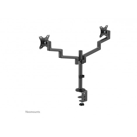 Neomounts NEXT Lite DS60-425BL2 Dual monitor arm - 17-27" - 0-8 kg/screen - space saving T-Rex model - 100% plastic-free packagi