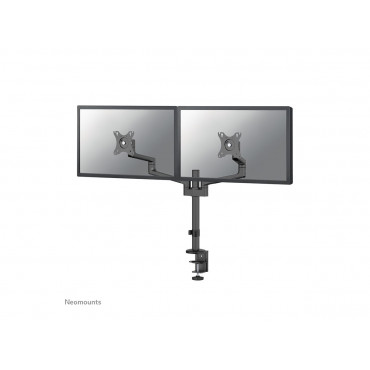 Neomounts NEXT Lite DS60-425BL2 Dual monitor arm - 17-27" - 0-8 kg/screen - space saving T-Rex model - 100% plastic-free packagi