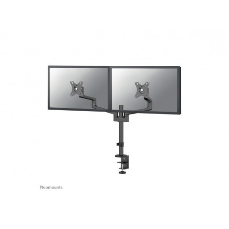 Neomounts NEXT Lite DS60-425BL2 Dual monitor arm - 17-27" - 0-8 kg/screen - space saving T-Rex model - 100% plastic-free packagi