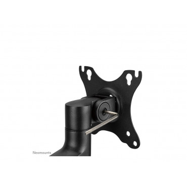 Neomounts NEXT Lite DS60-425BL2 Dual monitor arm - 17-27" - 0-8 kg/screen - space saving T-Rex model - 100% plastic-free packagi