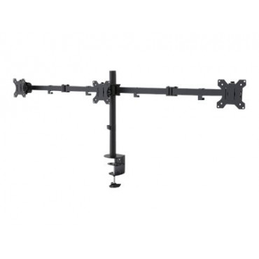 Neomounts FPMA-D550D3BLACK Triple monitor arm - 10-27" - 0-6 kg/screen - black