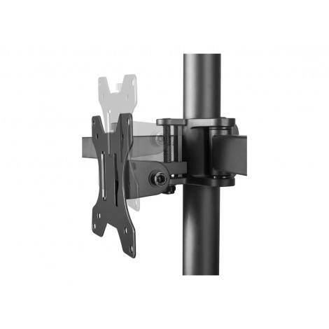 Neomounts FPMA-D550D3BLACK Triple monitor arm - 10-27" - 0-6 kg/screen - black