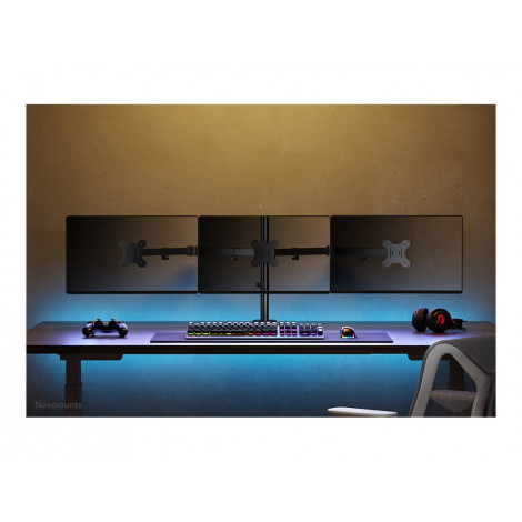 Neomounts FPMA-D550D3BLACK Triple monitor arm - 10-27" - 0-6 kg/screen - black