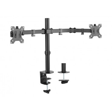 Neomounts FPMA-D550DBLACK Dual monitor arm - 10-32" - 0-8 kg/screen - black