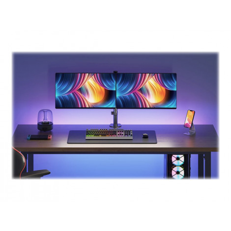 Neomounts FPMA-D550DBLACK Dual monitor arm - 10-32" - 0-8 kg/screen - black