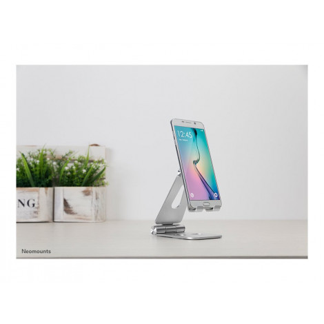 Neomounts DS10-160SL1 Phone stand up to 7" - foldable - universal - silver