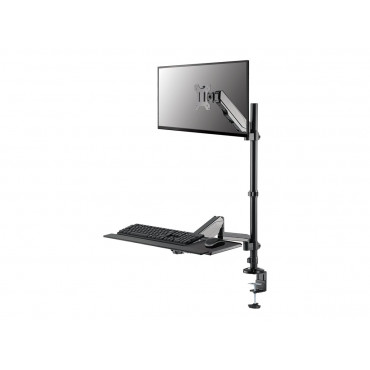 Neomounts DS90-325BL1 Sit-stand workstation desk 1 screen - 17-32" - 1-9 kg (curved 6 kg) - gas spring - black