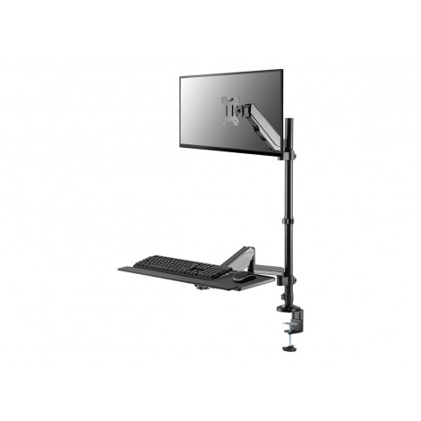 Neomounts DS90-325BL1 Sit-stand workstation desk 1 screen - 17-32" - 1-9 kg (curved 6 kg) - gas spring - black