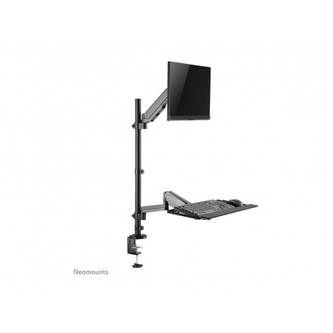 Neomounts DS90-325BL1 Sit-stand workstation desk 1 screen - 17-32" - 1-9 kg (curved 6 kg) - gas spring - black