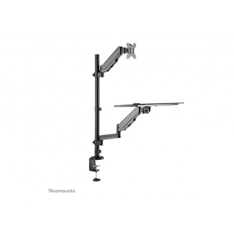 Neomounts DS90-325BL1 Sit-stand workstation desk 1 screen - 17-32" - 1-9 kg (curved 6 kg) - gas spring - black