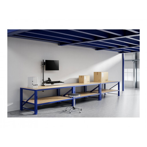 Neomounts DS90-325BL1 Sit-stand workstation desk 1 screen - 17-32" - 1-9 kg (curved 6 kg) - gas spring - black