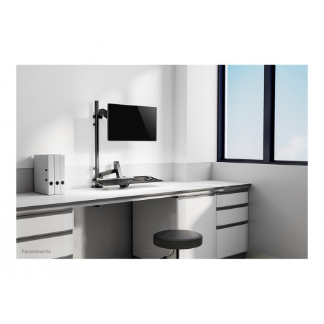 Neomounts DS90-325BL1 Sit-stand workstation desk 1 screen - 17-32" - 1-9 kg (curved 6 kg) - gas spring - black