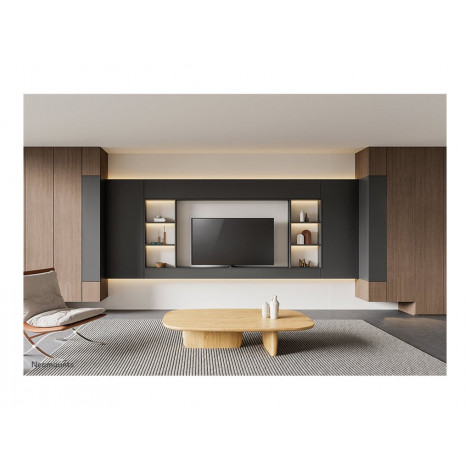 Neomounts DS42-430BL12 TV stand 1 screen - 23-43" - 0-50 kg - VESA 100x100-200x200 - bolt-down - 60 swivel - black | Neomounts