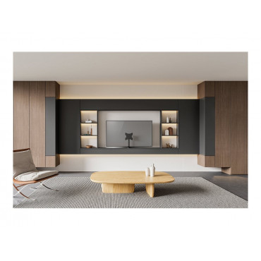 Neomounts DS42-430BL12 TV stand 1 screen - 23-43" - 0-50 kg - VESA 100x100-200x200 - bolt-down - 60 swivel - black | Neomounts