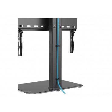 Neomounts DS45-430BL14 TV stand 1 screen - 32-55" - 0-40 kg - VESA 100x100-400x400 - height adjustment 11,6 cm - 70 swivel - bla
