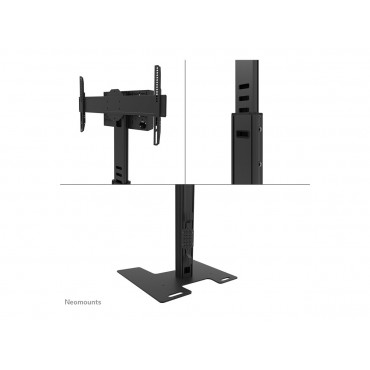 Neomounts MOVE Up FL45S-825BL1 TV floor stand - 37-75" - max 70 kg - manual h 104-157 cm - VESA 100x100-600x400 - lockable (excl