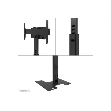Neomounts MOVE Up FL45S-825BL1 TV floor stand - 37-75" - max 70 kg - manual h 104-157 cm - VESA 100x100-600x400 - lockable (excl