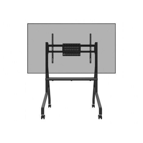 Neomounts MOVE Go FL50-525BL1 TV trolley - 55-86" - max 76 kg - manual h 106-136 cm - VESA 100x100-900x600 - incl. hardware shel