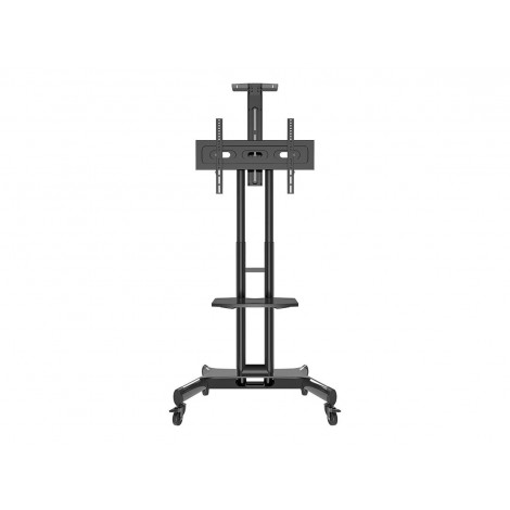 Neomounts NM-M1700BLACK TV trolley - 32-75" - max 50 kg - manual h 104,2-154,2 cm - VESA 200x200-600x400 - incl. cam/hardware sh