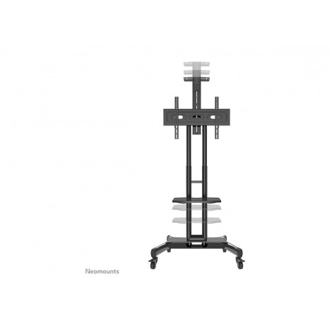 Neomounts NM-M1700BLACK TV trolley - 32-75" - max 50 kg - manual h 104,2-154,2 cm - VESA 200x200-600x400 - incl. cam/hardware sh