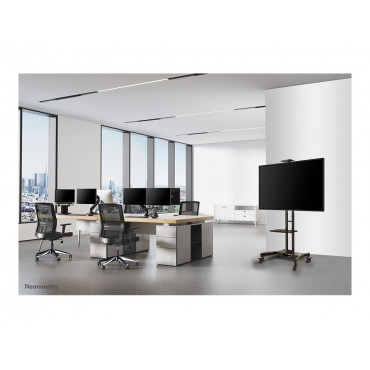 Neomounts NM-M1700BLACK TV trolley - 32-75" - max 50 kg - manual h 104,2-154,2 cm - VESA 200x200-600x400 - incl. cam/hardware sh