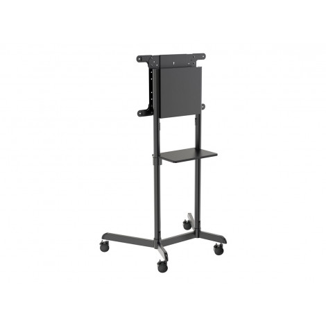 Neomounts NS-M1250BLACK TV trolley - 37-70" - max 70 kg - VESA 200x200-600x400 - 90 rotatable - incl. hardware shelf - black