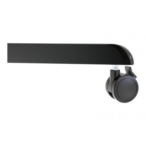 Neomounts NS-M1250BLACK TV trolley - 37-70" - max 70 kg - VESA 200x200-600x400 - 90 rotatable - incl. hardware shelf - black