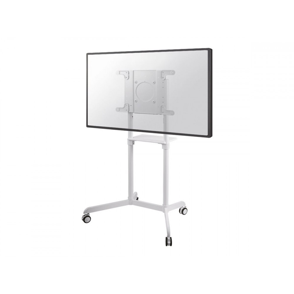 Neomounts NS-M1250WHITE TV trolley - 37-70" - max 70 kg - VESA 200x200-600x400 - 90 rotatable - incl. hardware shelf - white