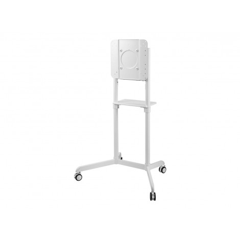 Neomounts NS-M1250WHITE TV trolley - 37-70" - max 70 kg - VESA 200x200-600x400 - 90 rotatable - incl. hardware shelf - white